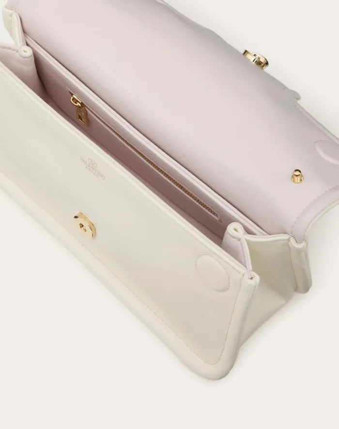 Valentino Shoulder Bags Woman Vlogo 1960 Nappa Leather Medium Shoulder Bag For Woman In Ivory Ivory Valentino Shoulder Bags Woman Vlogo 1960 Nappa Leather Medium Shoulder Bag For Woman In Ivory Ivory