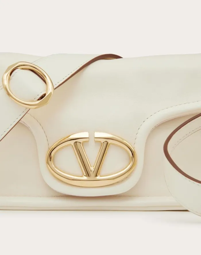 Valentino Shoulder Bags Woman Vlogo 1960 Nappa Leather Medium Shoulder Bag For Woman In Ivory Ivory Valentino Shoulder Bags Woman Vlogo 1960 Nappa Leather Medium Shoulder Bag For Woman In Ivory Ivory