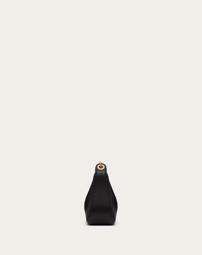 Valentino Shoulder Bags Woman Vlogo Moon Mini Hobo Bag In Nappa Leather With Chain For Woman In Ivory Ivory