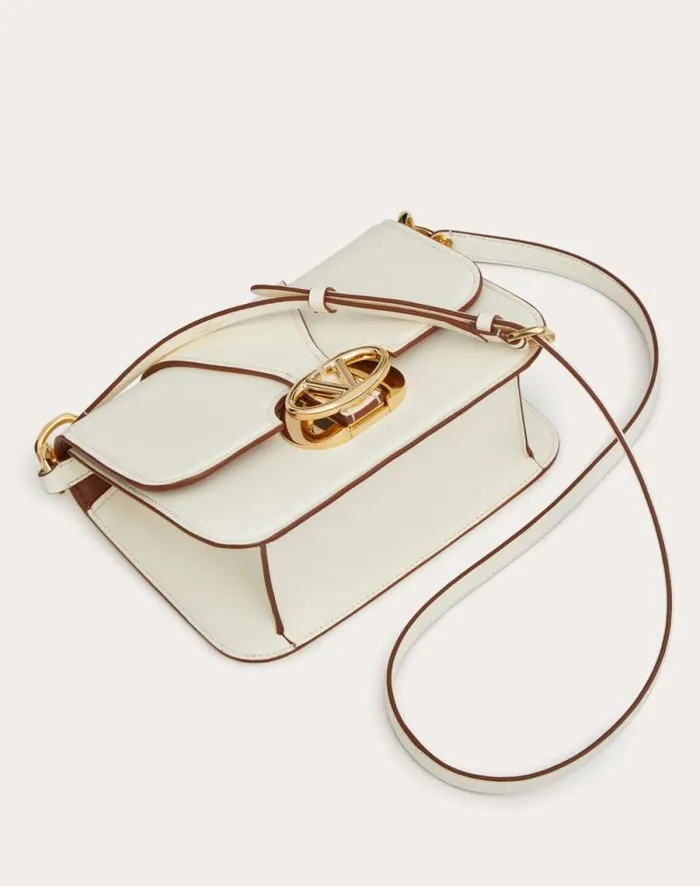 Valentino Shoulder Bags Woman Vlogo O039clock Small Nappa Leather Shoulder Bag With Chain For Woman In Black Black Valentino Shoulder Bags Woman Vlogo O039clock Small Nappa Leather Shoulder Bag With Chain For Woman In Black Black