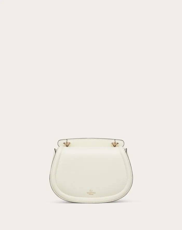 Valentino Shoulder Bags Woman Vsling Shoulder Bag In Grainy Calfskin For Woman In Ivory Ivory