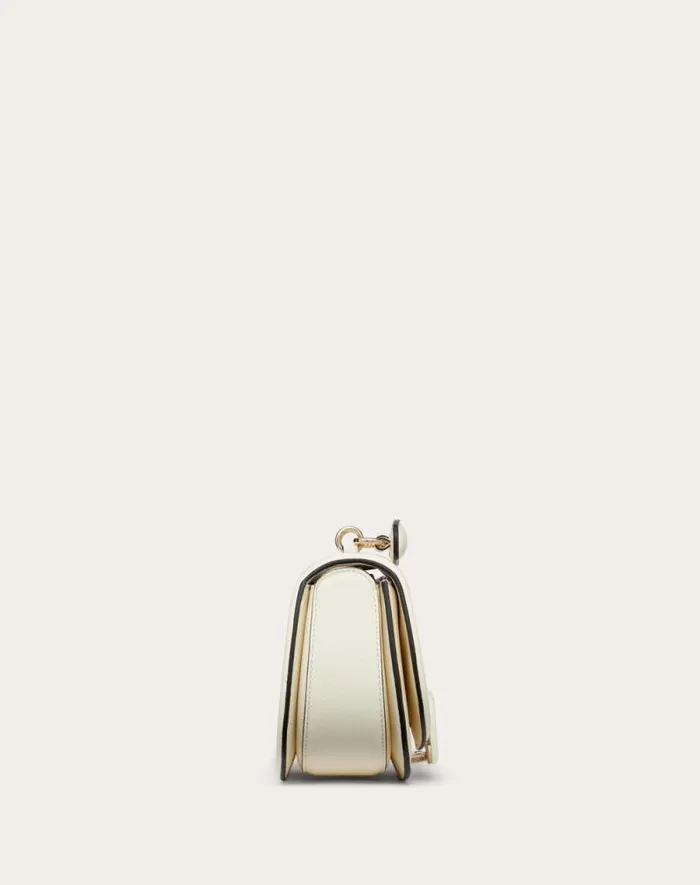 Valentino Shoulder Bags Woman Vsling Shoulder Bag In Grainy Calfskin For Woman In Ivory Ivory