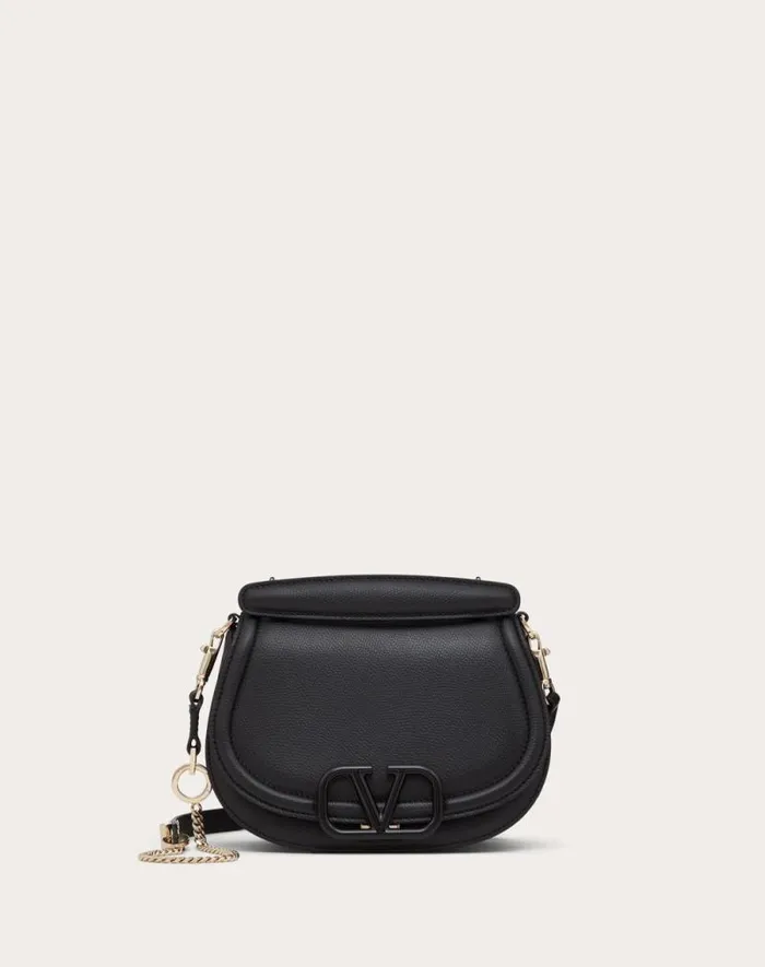 Valentino Shoulder Bags Woman Vsling Shoulder Bag In Grainy Calfskin For Woman In Ivory Ivory