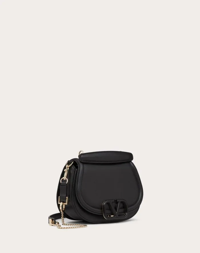Valentino Shoulder Bags Woman Vsling Shoulder Bag In Grainy Calfskin For Woman In Ivory Ivory