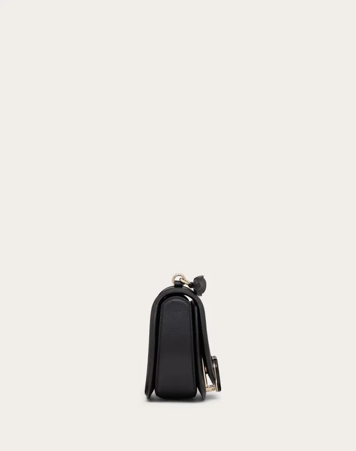 Valentino Shoulder Bags Woman Vsling Shoulder Bag In Grainy Calfskin For Woman In Ivory Ivory