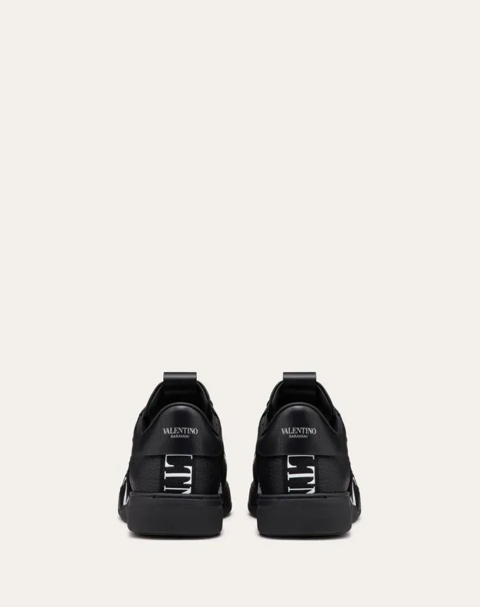 Valentino Sneakers Man Lowtop Calfskin Vl7n Sneaker With Bands For Man In White Black White Black Valentino Sneakers Man Lowtop Calfskin Vl7n Sneaker With Bands For Man In White Black White Black