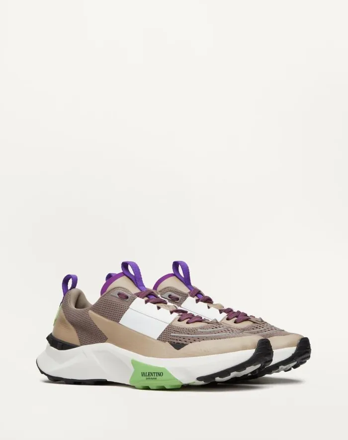 Valentino Sneakers Man True Act Low Top Sneaker In Mesh And Rubberized Fabric For Man In Claybeigewhitemintblack Claybeigewhitemintblack Valentino Sneakers Man True Act Low Top Sneaker In Mesh And Rubberized Fabric For Man In Claybeigewhitemintblack Claybeigewhitemintblack