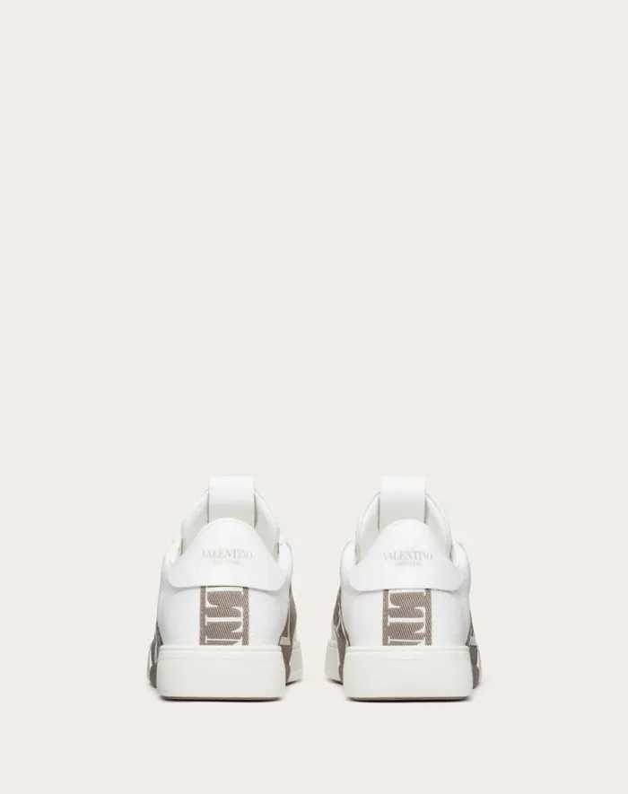 Valentino Sneakers Man Vl7n Lowtop Calfskin Sneaker With Bands For Man In Whiteclay Whiteclay Valentino Sneakers Man Vl7n Lowtop Calfskin Sneaker With Bands For Man In Whiteclay Whiteclay