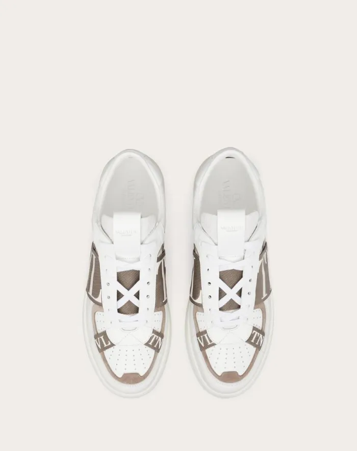 Valentino Sneakers Man Vl7n Lowtop Calfskin Sneaker With Bands For Man In Whiteclay Whiteclay Valentino Sneakers Man Vl7n Lowtop Calfskin Sneaker With Bands For Man In Whiteclay Whiteclay