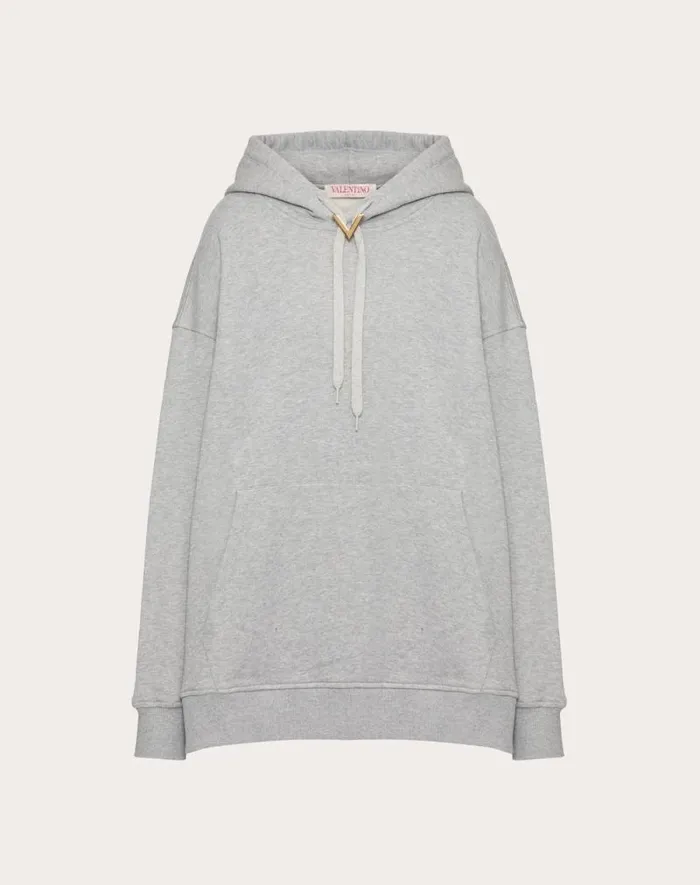 Valentino Tshirts And Sweatshirts Woman Jersey Sweatshirt For Woman In Grey Grey Valentino Tshirts And Sweatshirts Woman Jersey Sweatshirt For Woman In Grey Grey