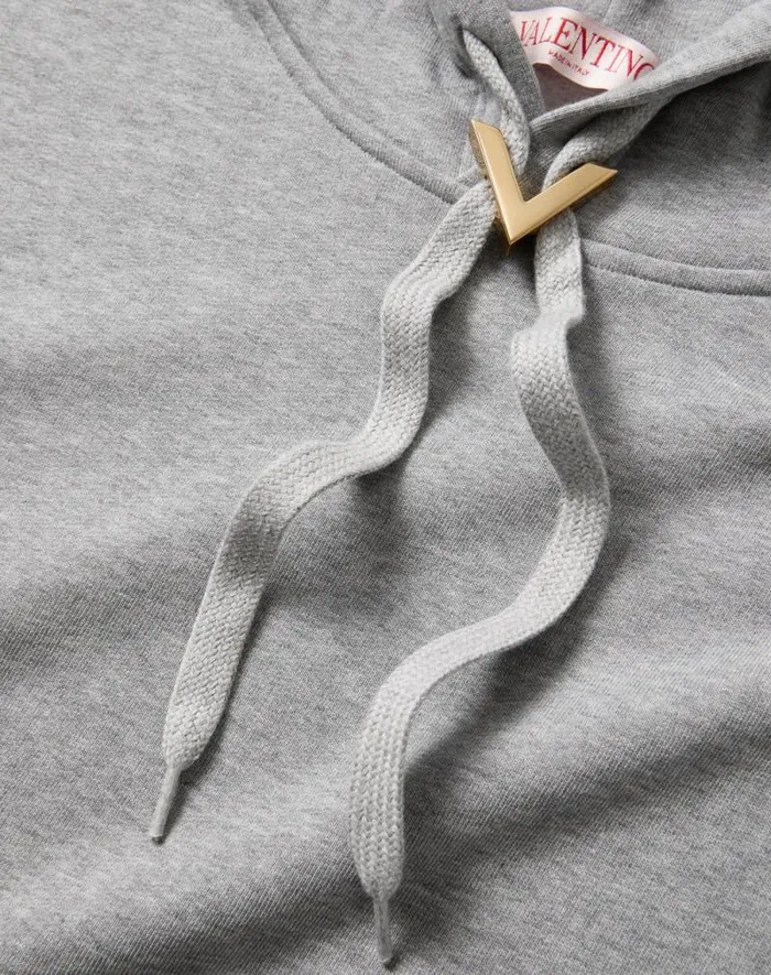 Valentino Tshirts And Sweatshirts Woman Jersey Sweatshirt For Woman In Grey Grey Valentino Tshirts And Sweatshirts Woman Jersey Sweatshirt For Woman In Grey Grey