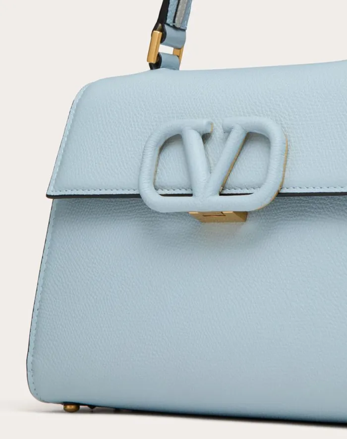 Valentino Top Handle Bags Woman Small Vsling Grainy Calfskin Handbag For Woman In Black Black Valentino Top Handle Bags Woman Small Vsling Grainy Calfskin Handbag For Woman In Black Black