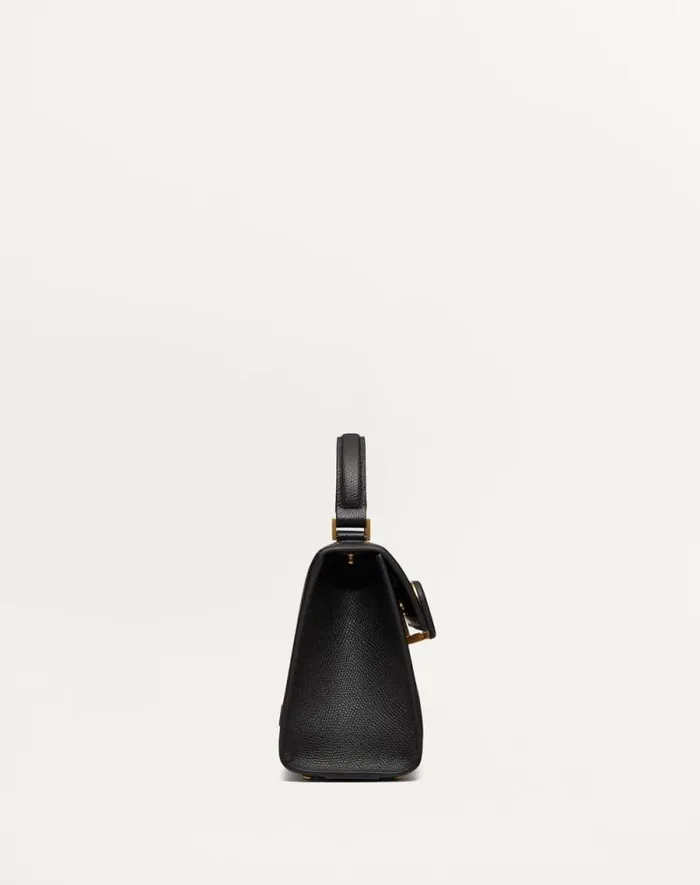 Valentino Top Handle Bags Woman Small Vsling Grainy Calfskin Handbag For Woman In Black Black Valentino Top Handle Bags Woman Small Vsling Grainy Calfskin Handbag For Woman In Black Black