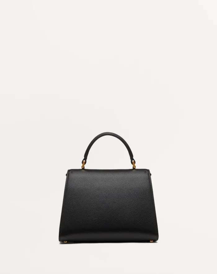 Valentino Top Handle Bags Woman Small Vsling Grainy Calfskin Handbag For Woman In Black Black Valentino Top Handle Bags Woman Small Vsling Grainy Calfskin Handbag For Woman In Black Black
