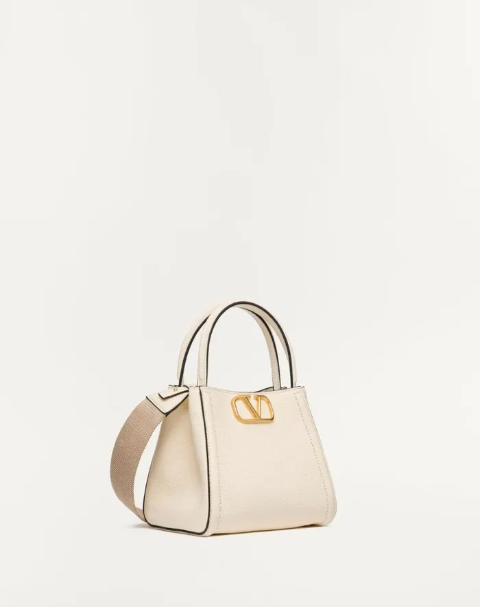 Valentino Top Handle Bags Woman Valentino Garavani Alltime Small Handbag In Grainy Calfskin For Woman In Rose Cannelle Rose Cannelle Valentino Top Handle Bags Woman Valentino Garavani Alltime Small Handbag In Grainy Calfskin For Woman In Rose Cannelle Rose Cannelle