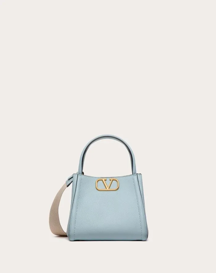 Valentino Top Handle Bags Woman Valentino Garavani Alltime Small Handbag In Grainy Calfskin For Woman In Rose Cannelle Rose Cannelle Valentino Top Handle Bags Woman Valentino Garavani Alltime Small Handbag In Grainy Calfskin For Woman In Rose Cannelle Rose Cannelle
