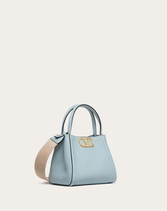 Valentino Top Handle Bags Woman Valentino Garavani Alltime Small Handbag In Grainy Calfskin For Woman In Rose Cannelle Rose Cannelle Valentino Top Handle Bags Woman Valentino Garavani Alltime Small Handbag In Grainy Calfskin For Woman In Rose Cannelle Rose Cannelle