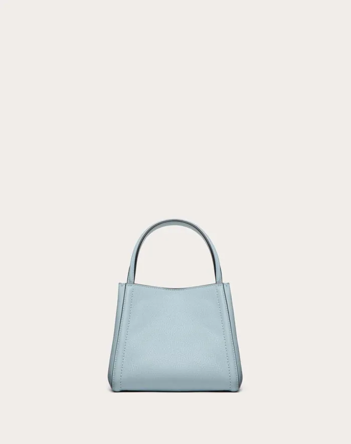Valentino Top Handle Bags Woman Valentino Garavani Alltime Small Handbag In Grainy Calfskin For Woman In Rose Cannelle Rose Cannelle Valentino Top Handle Bags Woman Valentino Garavani Alltime Small Handbag In Grainy Calfskin For Woman In Rose Cannelle Rose Cannelle