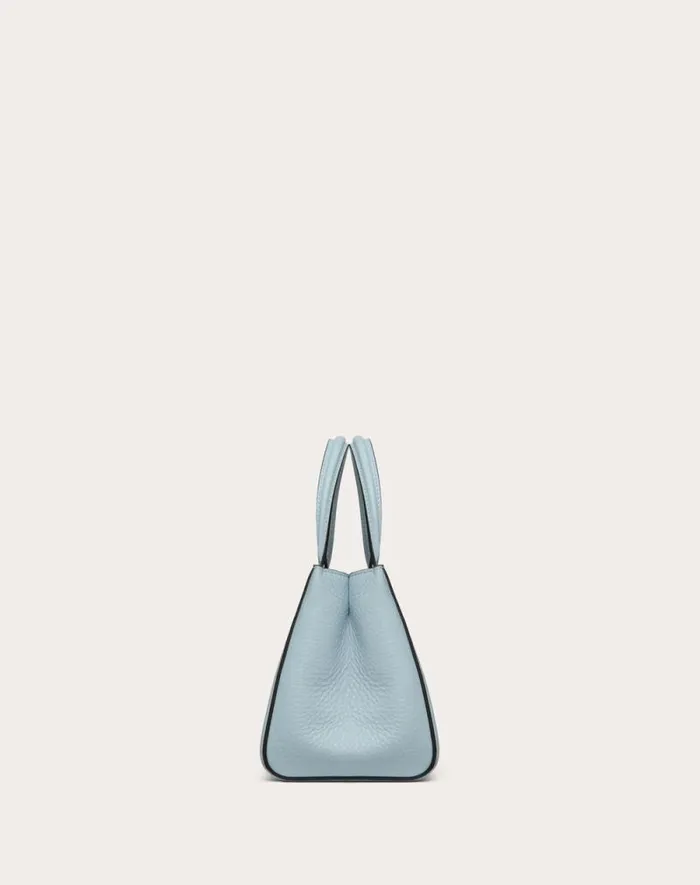 Valentino Top Handle Bags Woman Valentino Garavani Alltime Small Handbag In Grainy Calfskin For Woman In Rose Cannelle Rose Cannelle Valentino Top Handle Bags Woman Valentino Garavani Alltime Small Handbag In Grainy Calfskin For Woman In Rose Cannelle Rose Cannelle