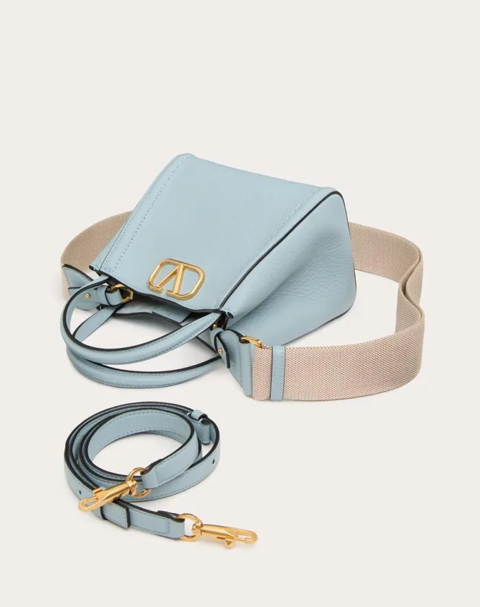 Valentino Top Handle Bags Woman Valentino Garavani Alltime Small Handbag In Grainy Calfskin For Woman In Rose Cannelle Rose Cannelle Valentino Top Handle Bags Woman Valentino Garavani Alltime Small Handbag In Grainy Calfskin For Woman In Rose Cannelle Rose Cannelle