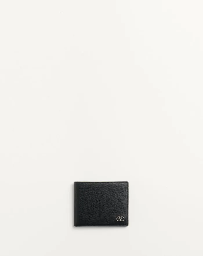 Valentino Wallets And Small Leather Goods Man Vlogo Signature Grainy Calfskin Wallet For Man In Saddle Brown Saddle Brown Valentino Wallets And Small Leather Goods Man Vlogo Signature Grainy Calfskin Wallet For Man In Saddle Brown Saddle Brown