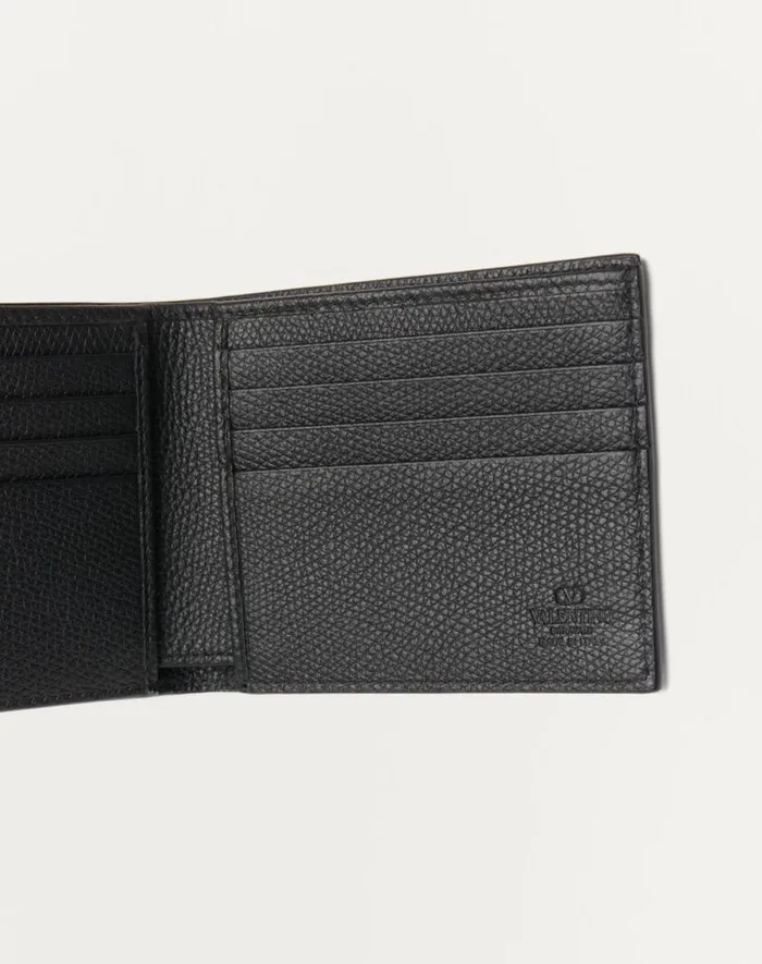 Valentino Wallets And Small Leather Goods Man Vlogo Signature Grainy Calfskin Wallet For Man In Saddle Brown Saddle Brown Valentino Wallets And Small Leather Goods Man Vlogo Signature Grainy Calfskin Wallet For Man In Saddle Brown Saddle Brown