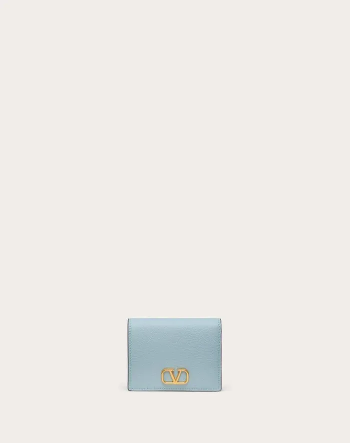 Valentino Wallets And Small Leather Goods Woman Compact Vlogo Signature Grainy Calfskin Wallet For Woman In Rose Cannelle Rose Cannelle Valentino Wallets And Small Leather Goods Woman Compact Vlogo Signature Grainy Calfskin Wallet For Woman In Rose Cannelle Rose Cannelle