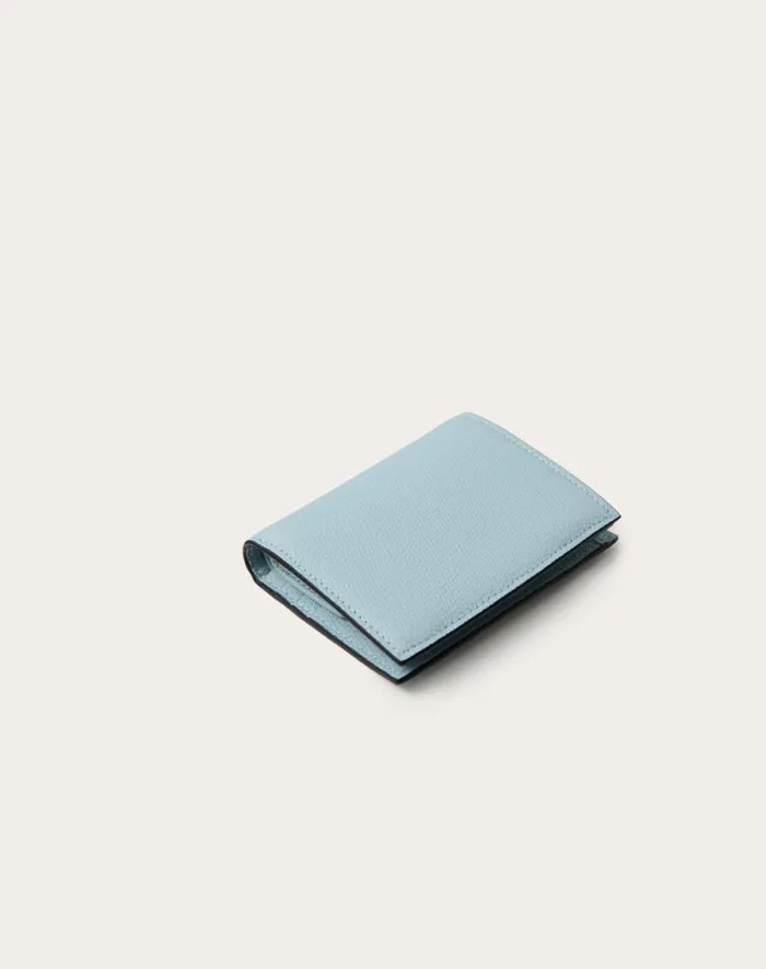 Valentino Wallets And Small Leather Goods Woman Compact Vlogo Signature Grainy Calfskin Wallet For Woman In Rose Cannelle Rose Cannelle Valentino Wallets And Small Leather Goods Woman Compact Vlogo Signature Grainy Calfskin Wallet For Woman In Rose Cannelle Rose Cannelle