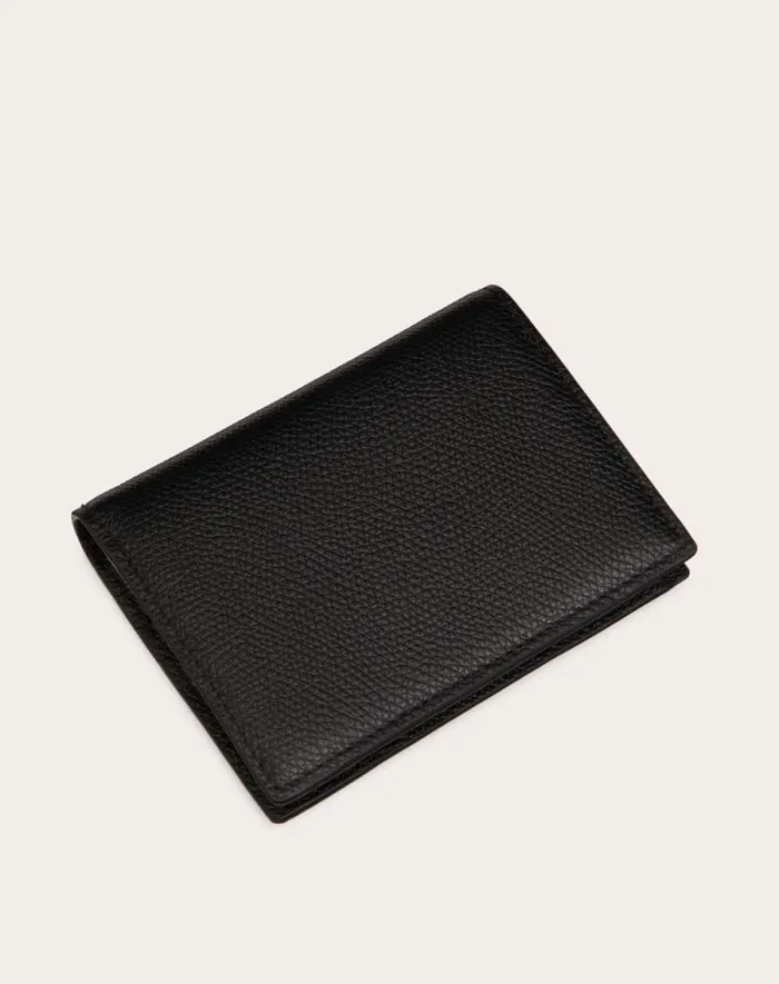 Valentino Wallets And Small Leather Goods Woman Compact Vlogo Signature Grainy Calfskin Wallet For Woman In Rose Cannelle Rose Cannelle Valentino Wallets And Small Leather Goods Woman Compact Vlogo Signature Grainy Calfskin Wallet For Woman In Rose Cannelle Rose Cannelle