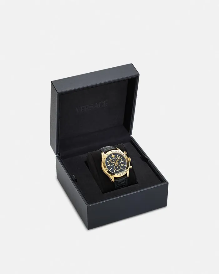 Versace Chrono Master Watch Blackgold Men Versace Watches