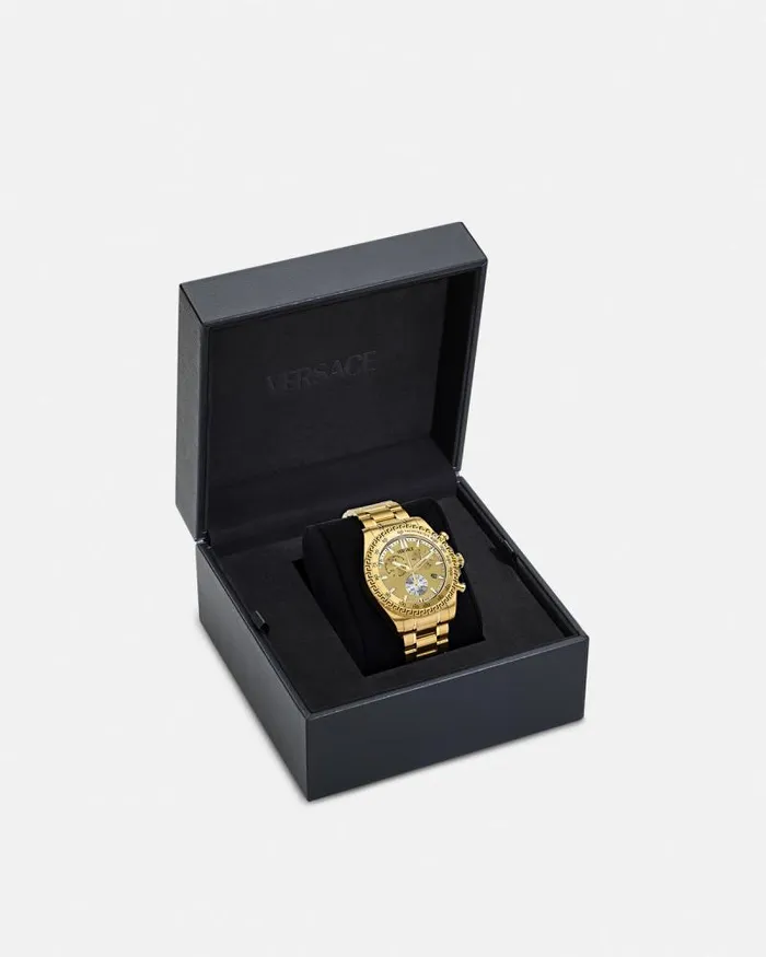 Versace Chrono X Watch Gold Men Versace Watches