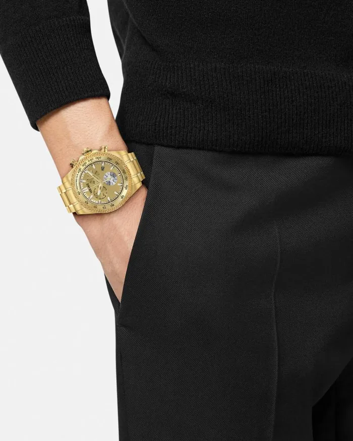 Versace Chrono X Watch Gold Men Versace Watches