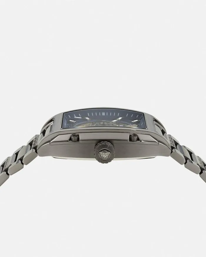 Versace Dominus Skeleton Watch Black Men Versace Watches