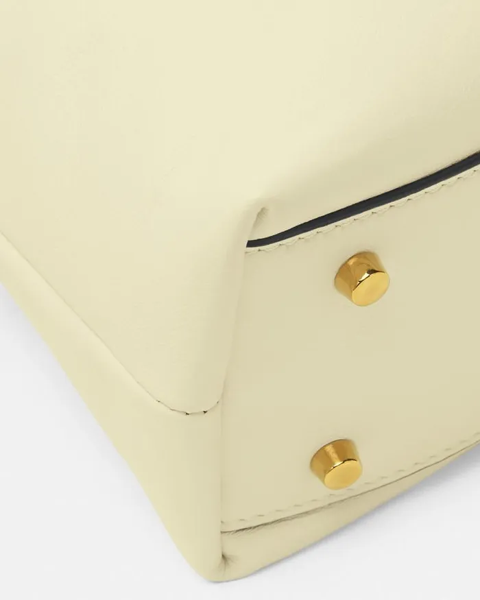 Versace Tag Hobo Handbag Yellow Women Versace Top Handle