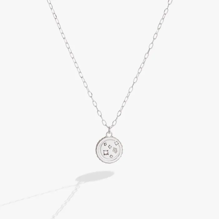 Virgo Zodiac Precious Necklace Sterling Silver Women Alex And Ani Necklaces
