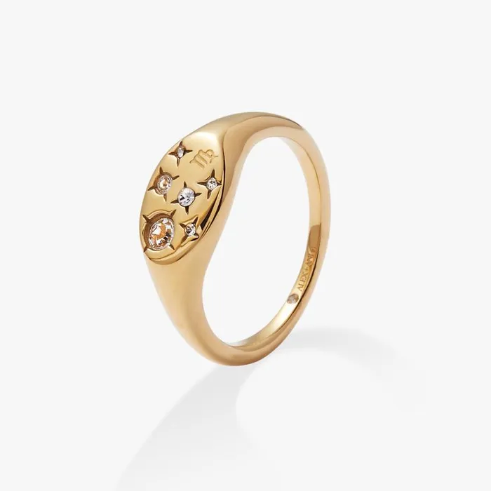 Virgo Zodiac Ring Stainless Steel Gold Women Alex And Ani Rings Virgo Zodiac Ring Stainless Steel Gold Women Alex And Ani Rings