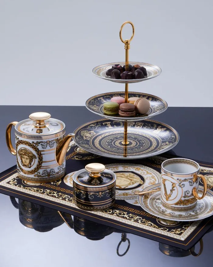 Virtus Gala Etagere Black Home and Lifestyle Versace Accessories
