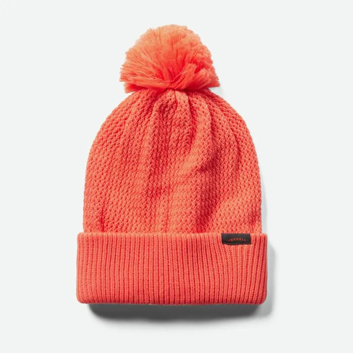 Waffle Bobble Beanie Peach Echo MenWomen Merrell Hats
