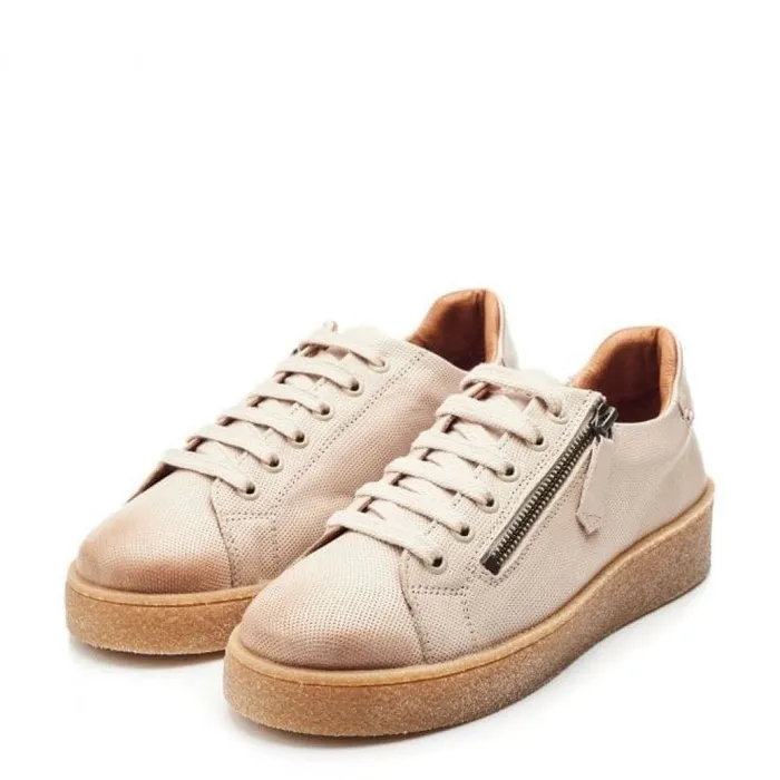 Wedge Trainers Women Moda In Pelle Shoon Sh Elston Off White Leather
