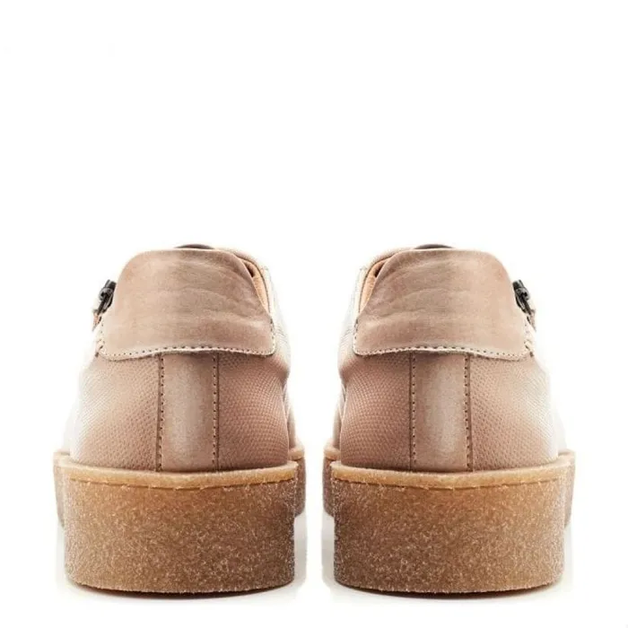 Wedge Trainers Women Moda In Pelle Shoon Sh Elston Off White Leather