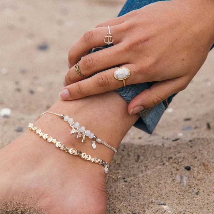 Whale Tail Charm Anklet Silver Women Alex And Ani Animals