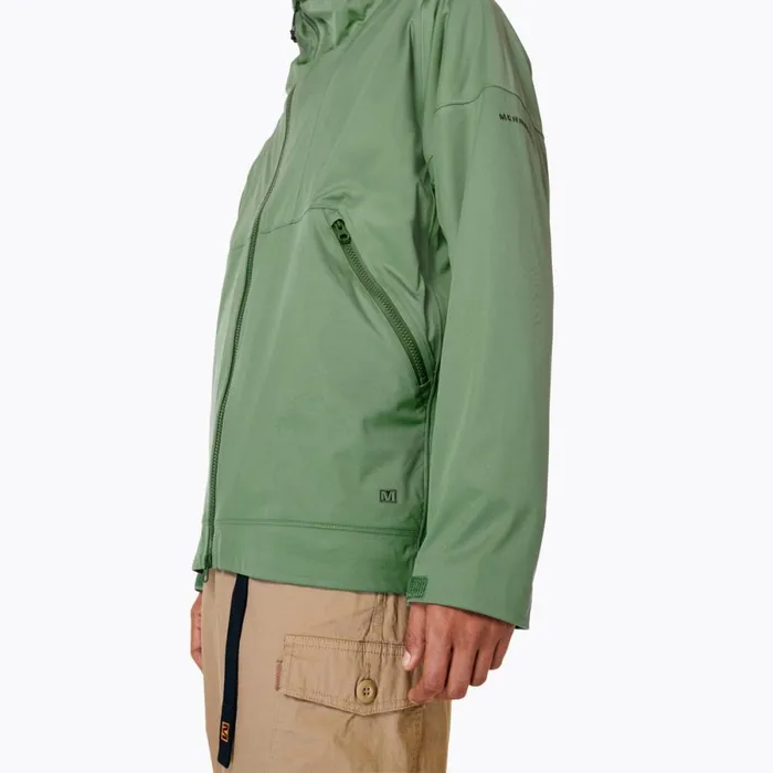 Whisper Rain Shell Dark Forest Men Merrell Outerwear