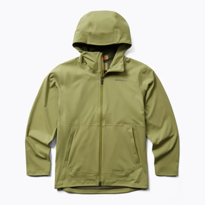 Whisper Rain Shell Mosstone Men Merrell Outerwear