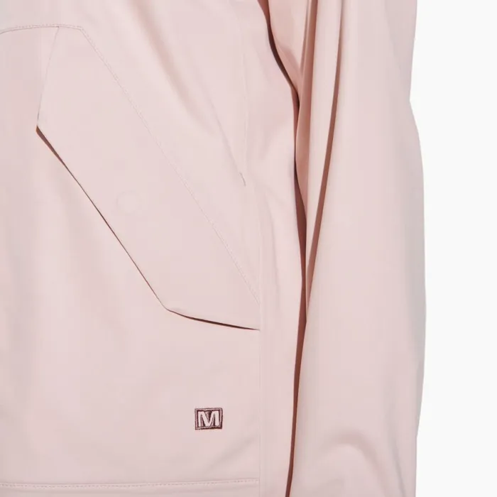Whisper Rain Shell Rose Smoke Women Merrell Outerwear