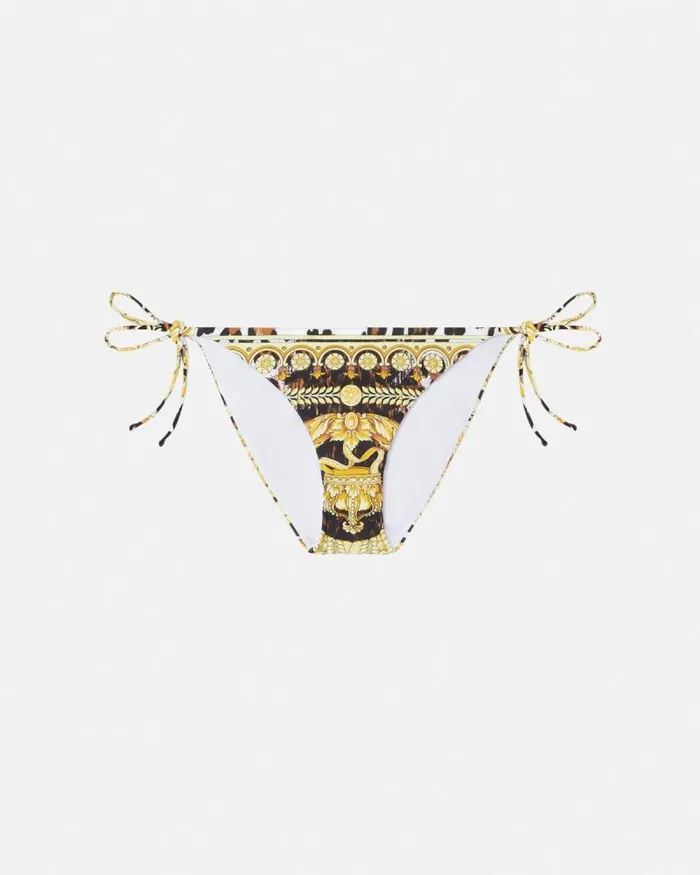 Wild Barocco Bikini Bottoms Print Women Versace Swimwear