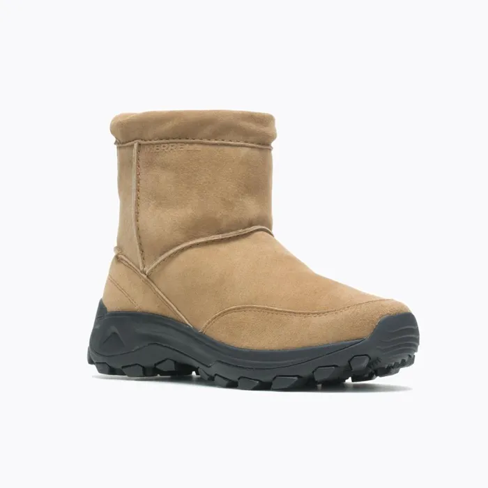 Winter Pull On Wide Width Camel Men Merrell Winter Boots