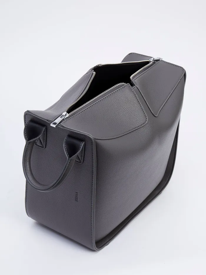Woman Bags and Purses French Connection Jeenaa X City Shopper Bag Charcoal
