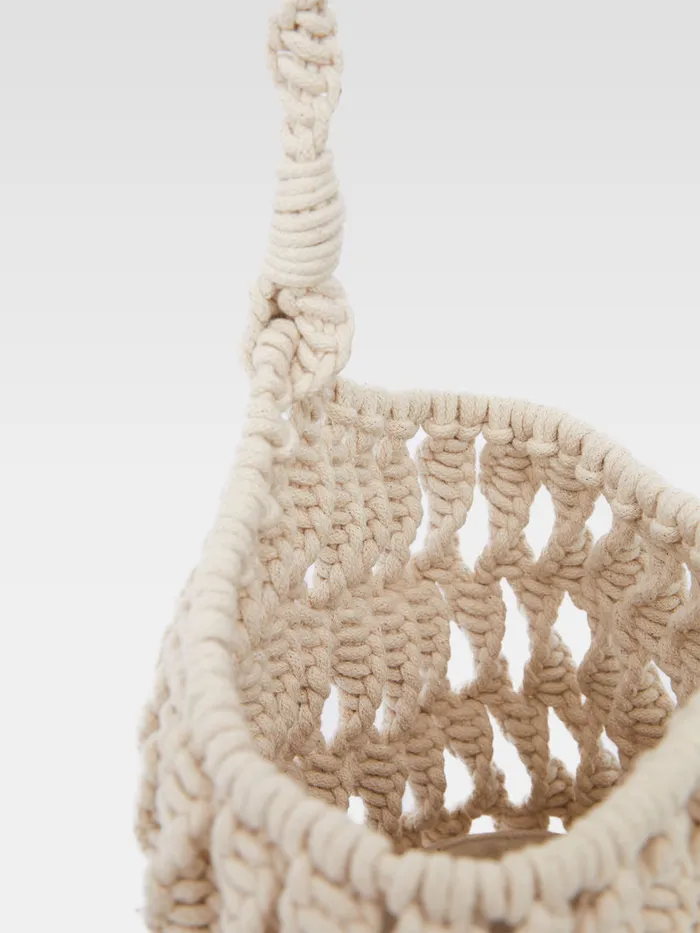 Woman Bags and Purses French Connection Macrame Bag Ecru Woman Bags and Purses French Connection Macrame Bag Ecru