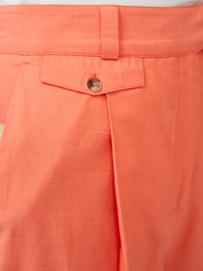 Woman CoOrds French Connection Alania City Trousers Coral Woman CoOrds French Connection Alania City Trousers Coral