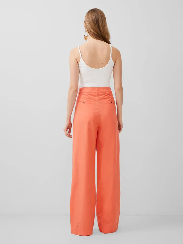 Woman CoOrds French Connection Alania City Trousers Coral Woman CoOrds French Connection Alania City Trousers Coral